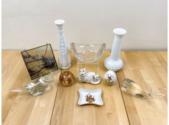 Collection Of Vintage Decorative Table Top Accessories