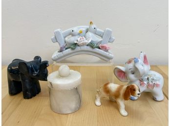 Assorted Table Top Figurines And More