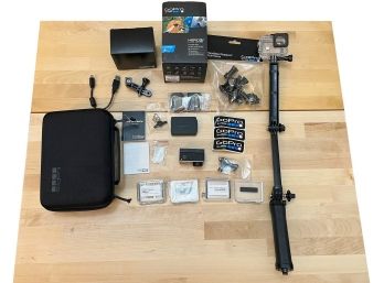 GoPro Hero 3 Black Edition With Folding Selfie Stick, Case, And More!