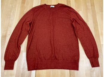 DRIES VAN NOTEN Metallic Pullover Sweater - Size Medium
