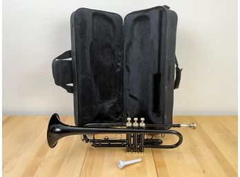Merano Black Trumpet With Mouth Piece And Kelly Screamer