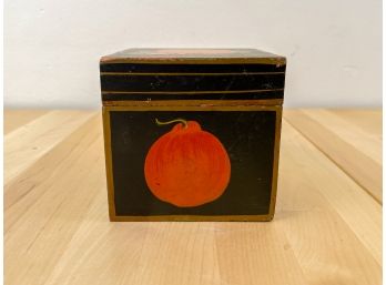 Hand Painted Fruit Themed Wooden Box