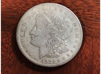 Very Nice Morgan Dollar From 1921 - Untouched / Unpolished - Nice Clean Coin - Very Nice 101 Year Old Coin