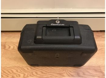 Sentry Safe Firebox/Portable Safe  With Key - 14'L X 11'D