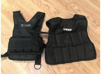 Pair Of Slip-on Weight Vests - CAP And TKO - Estimate 40lbs & 10lbs - Adjustable