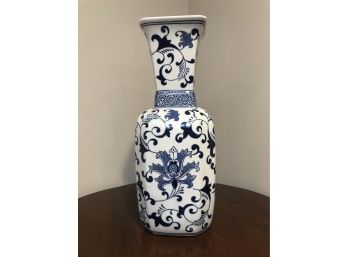 Ganix Ceramic Table Vase - Floral Asian-themed Decorative Vase - 16'H  Retail $155