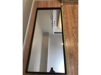 Large 60'' Black Framed Mirror - Hangs Vertically Or Horizontally - 60'L X 25-3/4'W