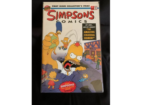 Simpsons Comics - Bongo Group - First Issue Collector's Item!