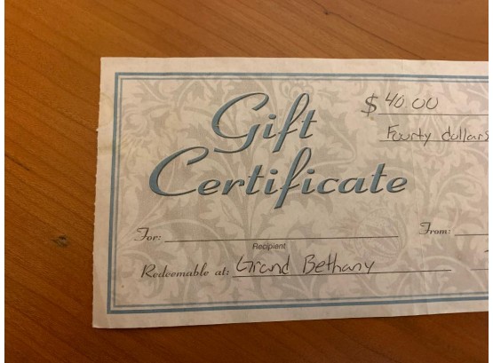 Grand Apizza Gift Certificate - $40