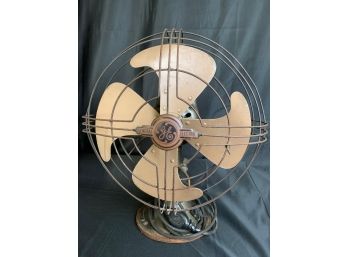 Vintage GE Metal Tabletop Fan