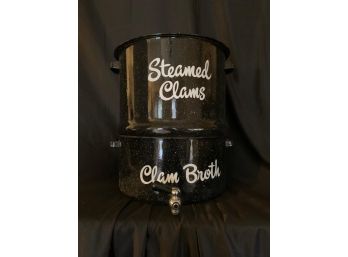Steamed Clams Cooking Set - Black Metal
