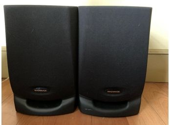 Pair Of Small Used Magnavox Speakers