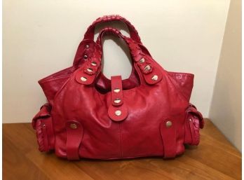 Chloe Red Leather Pocketbook