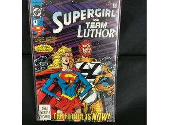 Comic Book - DC - Supergirl And Team Luthor