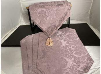 Purple Placemats And Table Runner