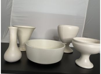 White Pottery Grouping