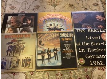 Vintage Vinyl LP's 6 Beatles Albums