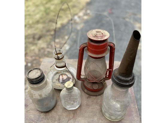 Four Bottles And One Lantern