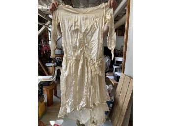1930s DM Read Company Wedding Gown With Slip In Original Box