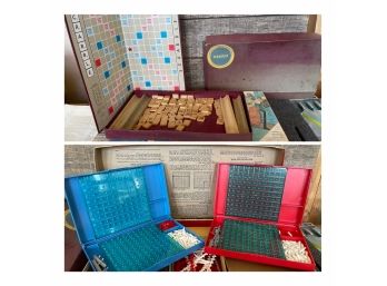 Vintage Scrabble And Battleship