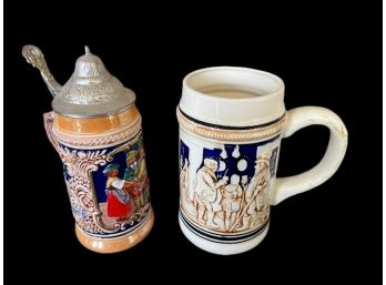 German And Japanese Steins