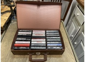 24 Cassettes With Case Lot 2 - Allman Bros, Kenny Rogers And More!  Unopened John Denver And Doobie Brothers