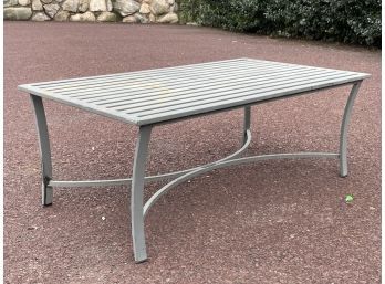 A Cast Aluminum Coffee Table By Smith & Hawken 2 Of 2