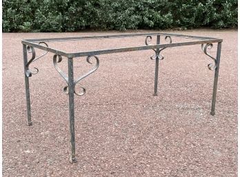 A Vintage Wrought Iron Coffee Table Base