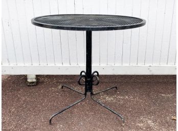 A Mesh Bistro Table