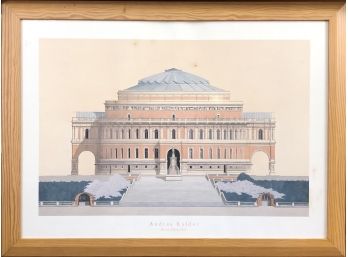 A Nicely Framed Print Of Royal Albert Hall