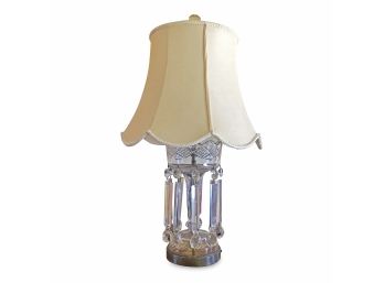 A Cut Crystal 1920s Table Lamp - 25'