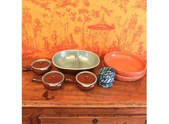 Collection Of Earthenware Ceramics