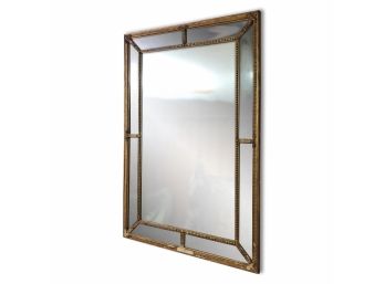An Large Antique Gilt Plaster And Wood Mirror With Original Glass - Restoration Project