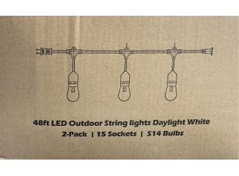 Edison Bulbs LED Outdoor String Lights NBO