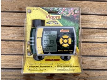 New In Package Vigoro Deluxe Electronic Water Timer Lawn Sprinkler Garden Timer