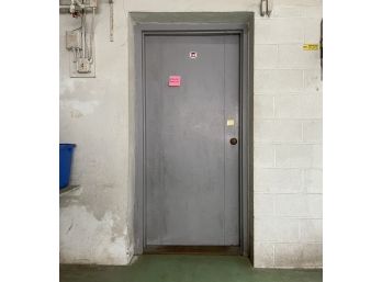 A Metal Clad Exterior Door, Garage
