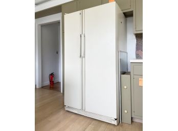 A GE Side By Side, 23.7 Cf Refrigerator