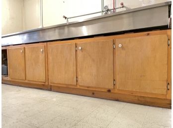 A 5 Door Wood Cabinet