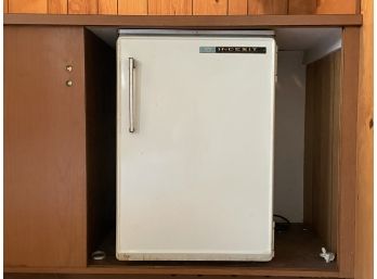 A Vintage Indesit Brand Mini Fridge - Made In Italy