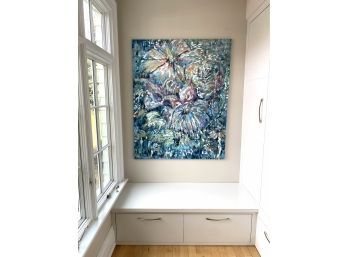 Floral Blast / Acrylic Painting On Canvas
