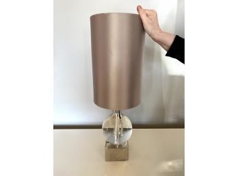 Regina Andrew Chrome & Glass Ball Modern Lamp