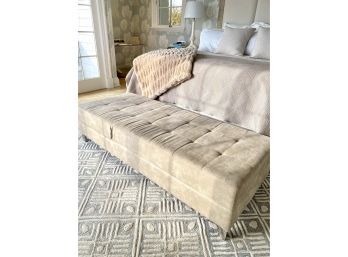 Lillian August Tufted Adjustable Chaise Bench