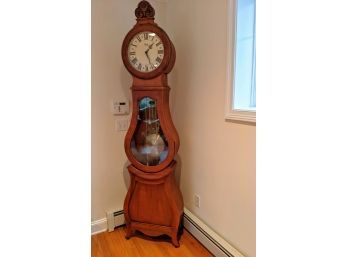 Fabulous Sleigh Grandfather Clock Made By Franz Hermle Model Number 241 -083H Clock's Internal Made In Germany