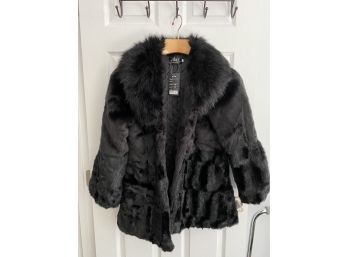 Fabulous Faux Fur Jacket With Quilted Interior  - NWT ! Warm!