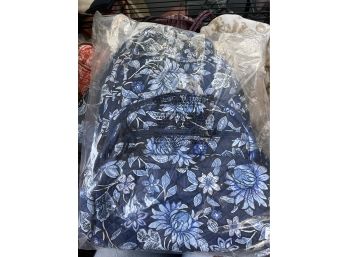 Brand New Vera Bradley Large Backpack Tropics Tapestry Pattern