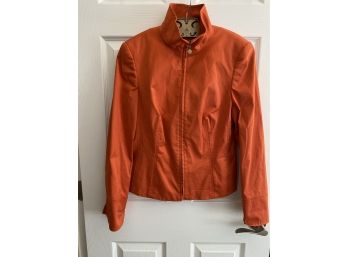 Akris Punto Jacket In Tangerine - No Size