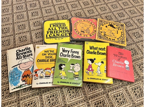 Group Of Vintage Peanuts Books Mostly From The 60s
