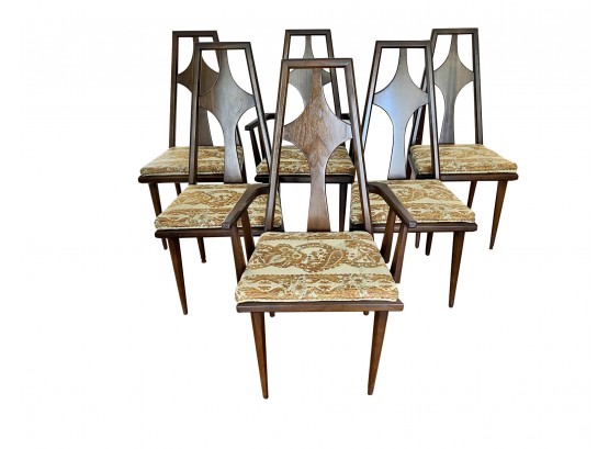 Mid Century Swedish Modern Set Of Six Dining Room Chairs By Edmond Spence
