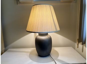 Vintage Aged Bronze Painted Table Lamp