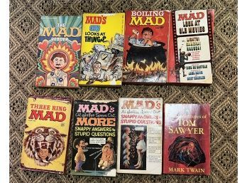 Group Of Vintage Books Including Mad